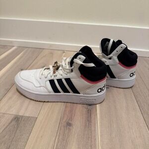 Adidas white and pink trainers Sz 8.5 woman's   #sneakers #adidas